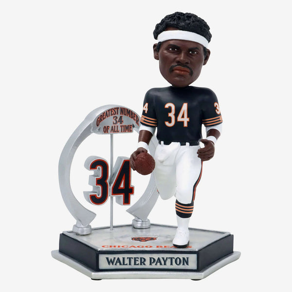 Walter Payton Chicago Bears Legendary Number 34 NFL Football