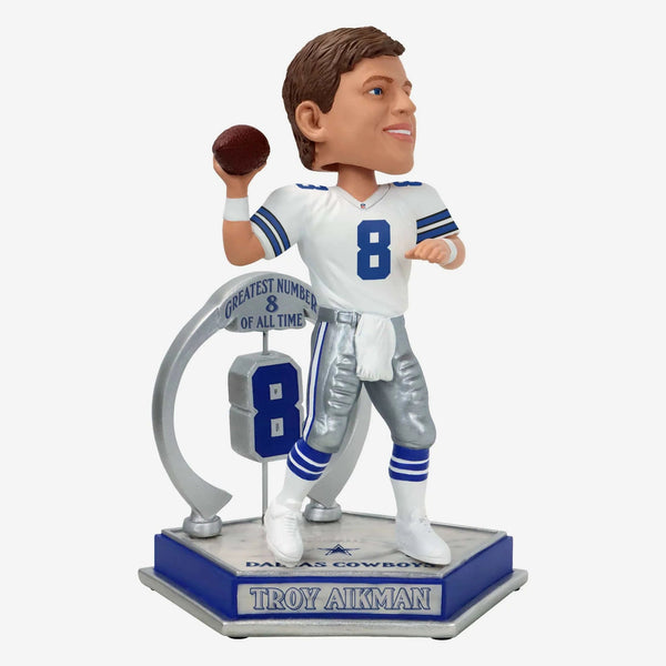 Troy Aikman Dallas Cowboys Legendary Number 8 NFL Football