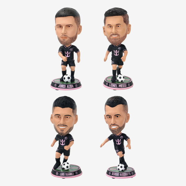 Inter Miami CF 4 Pack Mini Bighead Bobblehead Set – National