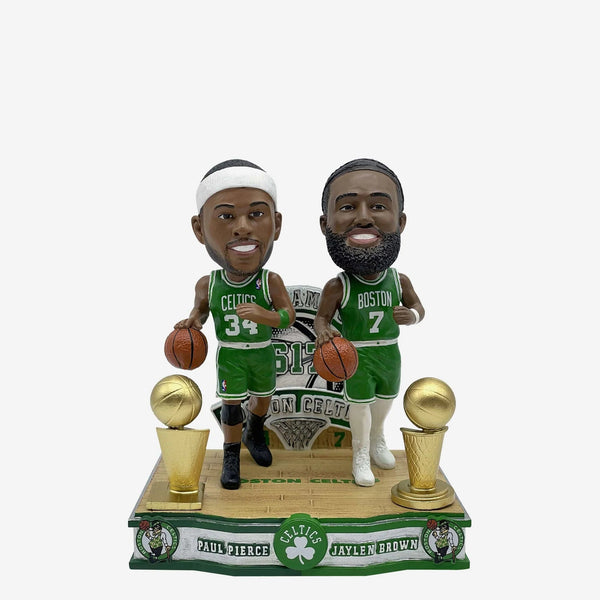 Paul Pierce & Jaylen Brown Boston Celtics Championship Then And