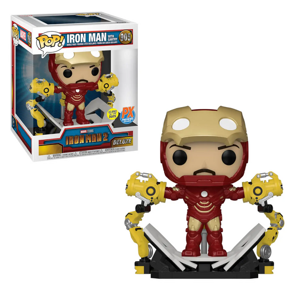 Iron Man 2 With Gantry Marvel Glow-In-The-Dark Funko Pop Iron Man 2 With Gantry Marvel Glow-In-The-Dark Funko Pop