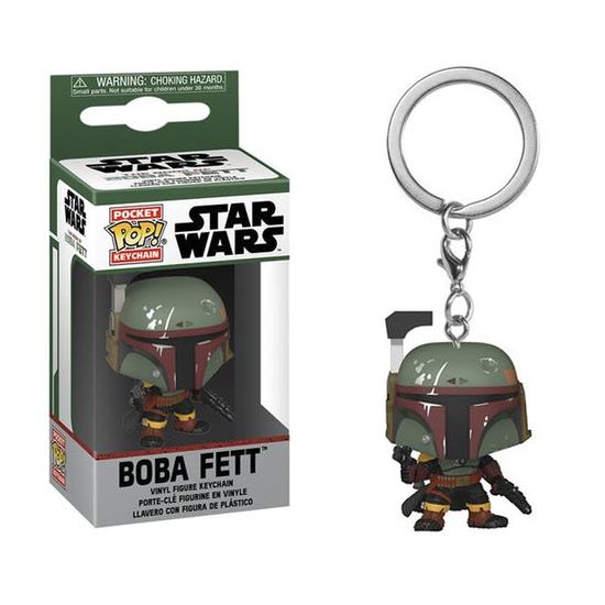 Mandalorian Boba Fett Key Chain Boba Fett Funko Pop! Star Wars