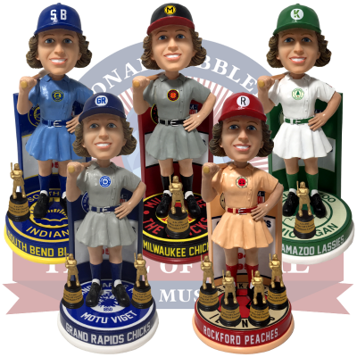 All-American Girls Professional Baseball (AAGPBL) All-Star Bobbleheads