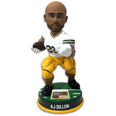 Bobbling quads': National Bobblehead Hall of Fame releases limited-edition AJ  Dillon bobblehead