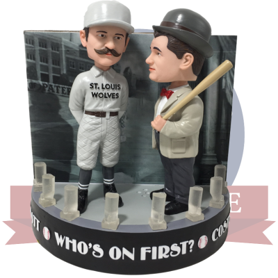 Abbott and Costello "Who's on First?" on Stage Light Up Talking Dual B