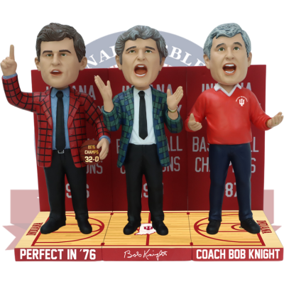 Bob Knight Indiana Hoosiers Championship Bobbleheads – National