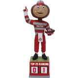 Brutus Buckeye Ohio State Buckeyes Football Top 25 Ranking Tracker Bobblehead (Presale)