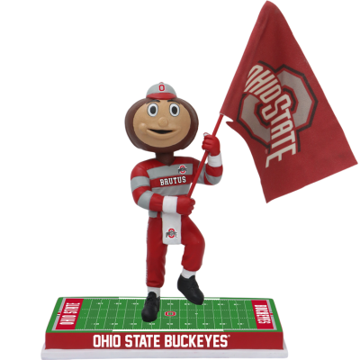 Brutus Buckeye Ohio State Buckeyes Flag Bobblehead – National Brutus Buckeye Ohio State Buckeyes Flag Bobblehead – National