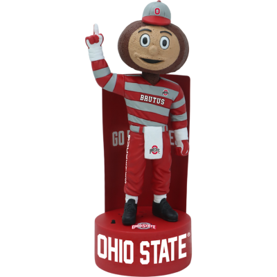【BOBBLE HEAD】BUCKEYES BRUTUS Brutus Buckeye Ohio State Buckeyes Mascot School Song Bobblehead