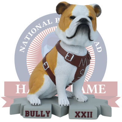 Bully XXII Mississippi State Bulldogs Live Bulldog Bobblehead (Presale – National Bobblehead HOF ...