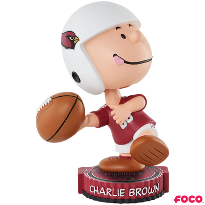 Charlie Brown Peanuts Bighead NFL Bobbleheads