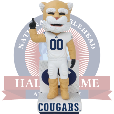Cosmo the Cougar BYU Cougars Mascot Football Jersey Bobblehead
