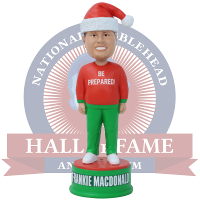 Frankie Macdonald Green Jacket Talking Bobblehead - 7 Inch Limited Edition