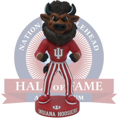 Hoosier the Bison Indiana Hoosiers Mascot Bobblehead (Presale)