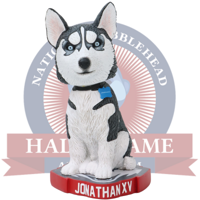 Jonathan XV Connecticut Huskies Live Husky Bobblehead (Presale