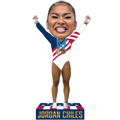 Jordan Chiles Bobblehead (Presale) – National Bobblehead HOF Store