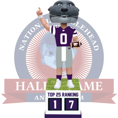 Kansas State Wildcats Football Top 25 Ranking Tracker Bobblehead