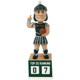 Michigan State Spartans Basketball Top 25 Ranking Tracker Bobblehead