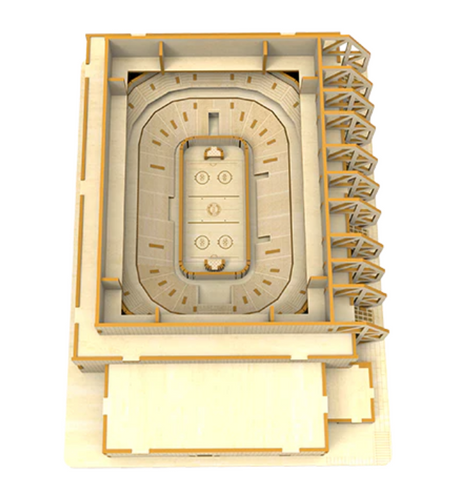 1980 Olympic Herb Brooks Arena Lake Placid Miracle on Ice Wood PZLZ Stadium Puzzle (Presale)