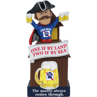Pabst Blue Ribbon Bobbleheads – National Bobblehead HOF Store