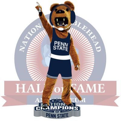 The Nittany Lion Penn State Nittany Lions Mascot 2024 Wrestling National Champions Bobblehead (Presale)