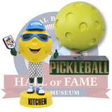 Pickleball Bobbleheads Featuring Kitchen and Pickleball