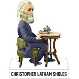 Christopher Latham Sholes Bobblehead (Presale)