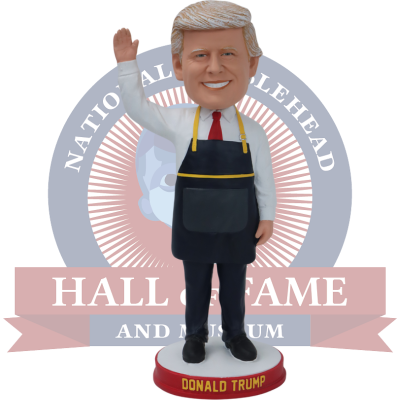 Donald Trump Fast Food Worker Bobblehead – National Bobblehead HOF
