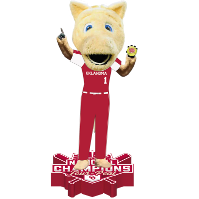 Oklahoma Sooners 2024 Softball National Champions Bobbleheads