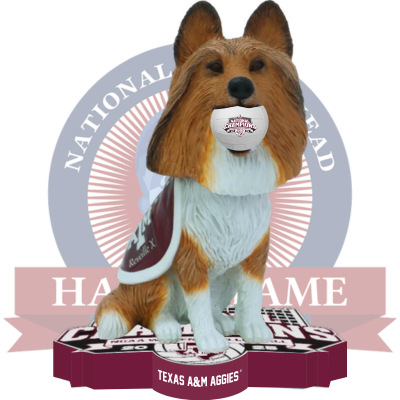 Texas A&M Aggies Reveille IV – Statue Bois 12 Pouces – Mascotte Universitaire
