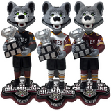 Skates Chicago Wolves Mascot 2022 Calder Cup Champions Bobblehead