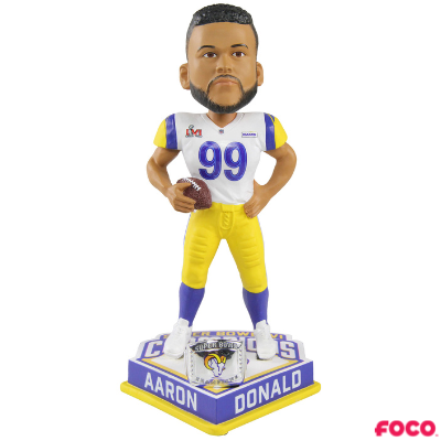 Los Angeles Rams Super Bowl LVI 56 Champions Bobbleheads