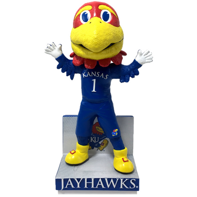 Kansas Jayhawks Benchwarmer Mascot Bobblehead