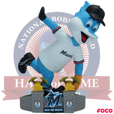 Miami Marlins Billy The Marlin Mascot Bobblehead Aviation NIB 2017