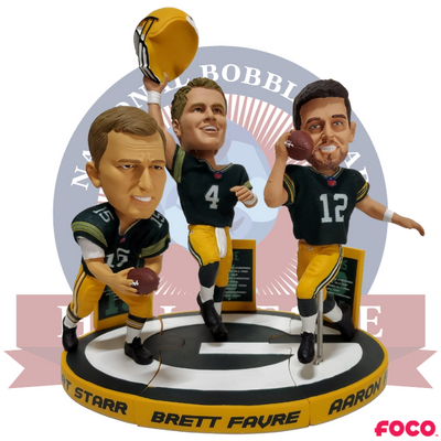 Green Bay Packers Triple Bobblehead Puzzle Set – National Bobblehead HOF  Store