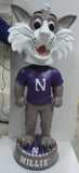 3 Foot Northwestern Wildcats Willie the Wildcat Bobblehead - National Bobblehead HOF Store