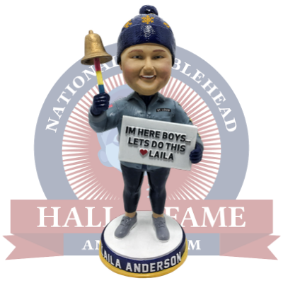 Bobbleheads coming of St. Louis Blues and super fan Laila Anderson