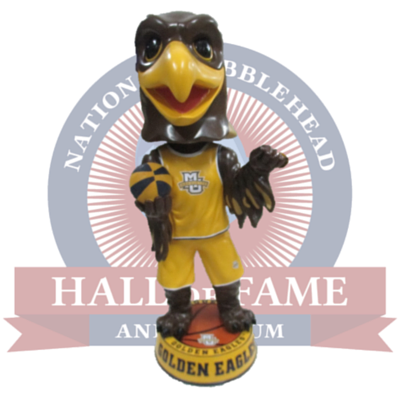 3 Foot Marquette Golden Eagles Mascot Bobblehead - National Bobblehead HOF Store