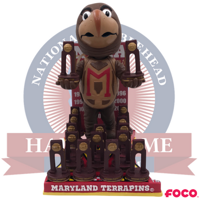 Maryland Terrapins NCAA Men's and Women's Lacrosse National Champions Bobblehead
