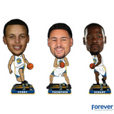 3-Pack Mini Set Golden State Warriors 2017 NBA Champions Bobbleheads - National Bobblehead HOF Store