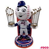 New York Mets - Mr. Met MLB World Series Champions Mascot Bobbleheads