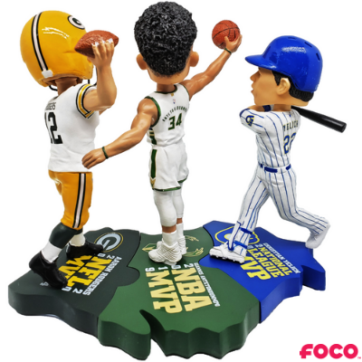 Wisconsin MVPs Triple Bobblehead Set – National Bobblehead