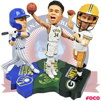 Wisconsin MVPs Triple Bobblehead Set – National Bobblehead HOF Store Wisconsin MVPs Triple Bobblehead Set – National Bobblehead HOF Store