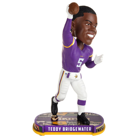 Teddy Bridgewater Minnesota Vikings Headline Special Edition NFL Football Bobblehead
