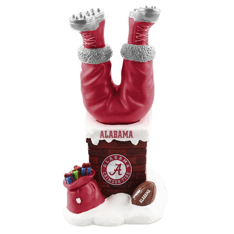 Santa Claus Alabama Crimson Tide Santa Legs Chimney Bobblehead (Bobble Legs) NCAA