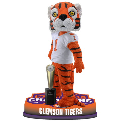 The Tiger Clemson Tigers 2019 College Football Playoff Champions NCAA Bobblehead