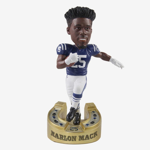 Marlon Mack Indianapolis Colts Golden Horseshoe Bobblehead NFL
