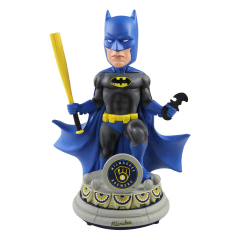 Batman Milwaukee Brewers Batman Dc X MLB Special Edition MLB Bobblehead