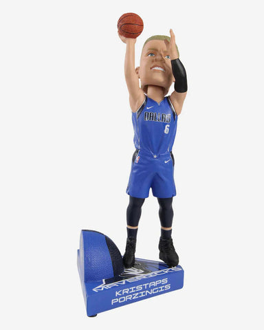 Kristaps Porzingis Dallas Mavericks Dynamic Duo NBA Basketball Bobblehead