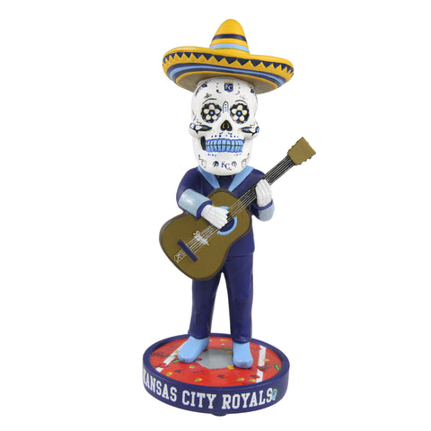 Kansas City Royals Day Of The Dead Sugar Skull MLB Bobblehead